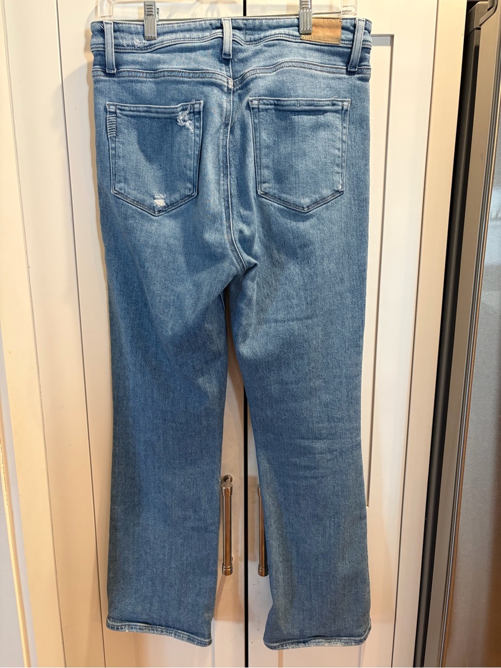 PAIGE Women’s Light Blue Slim Straight Jeans - Picture 3 of 3